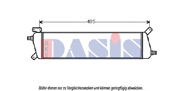 AKS DASIS 306040N Oil Cooler, engine oil